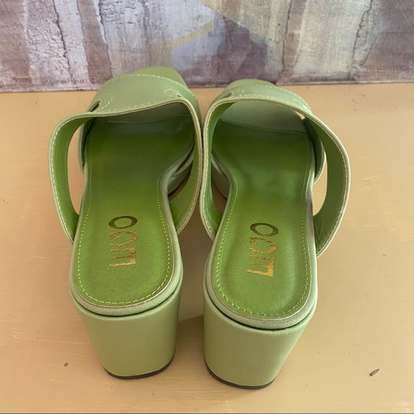 EGO green heeled mules brand new - Picture 3 of 8